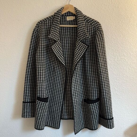 Nation LTD houndstooth wool soft blazer - Picture 3 of 7